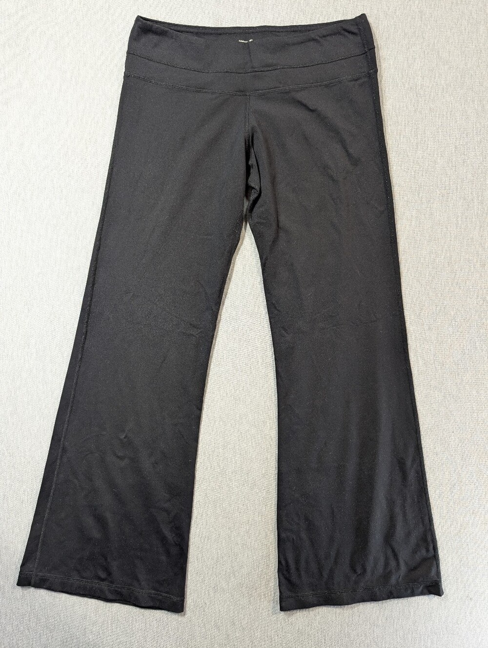 Vintage Lululemon Athletica Flare Leg Yoga Pants Women's 10 Reg Black Stretch